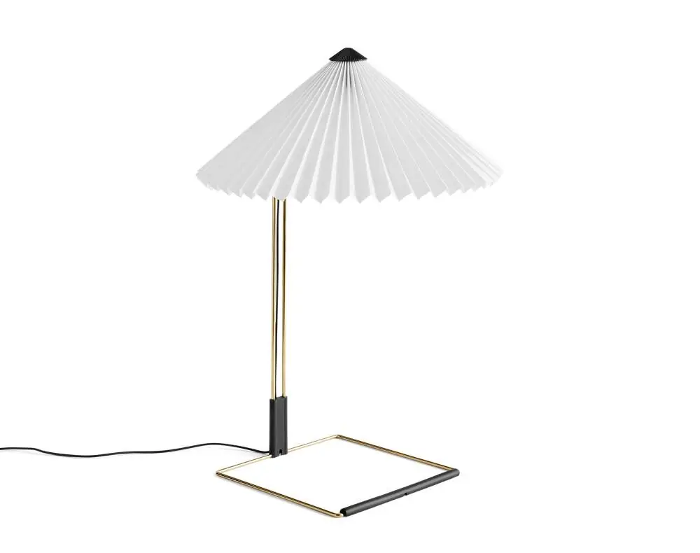 Sleva Stolní lampa Matin 380, polished brass / white