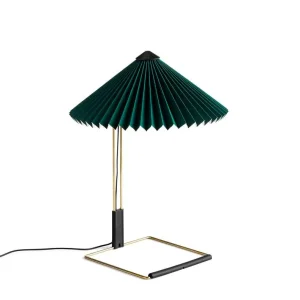 Cenově Výhodný Stolní lampa Matin 300, polished brass / green