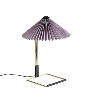 Stolní lampa Matin 300, polished brass / lavender Nejlepší Cena