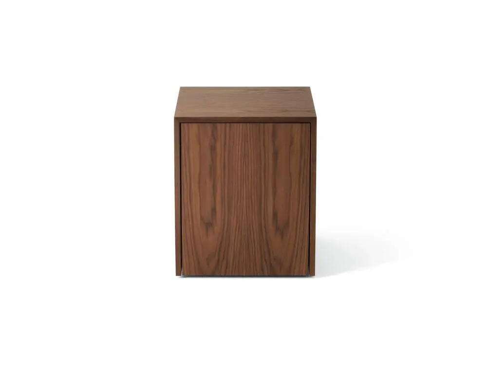 Akce Odkládací stolek Mass Side Table w. Drawer, natural walnut