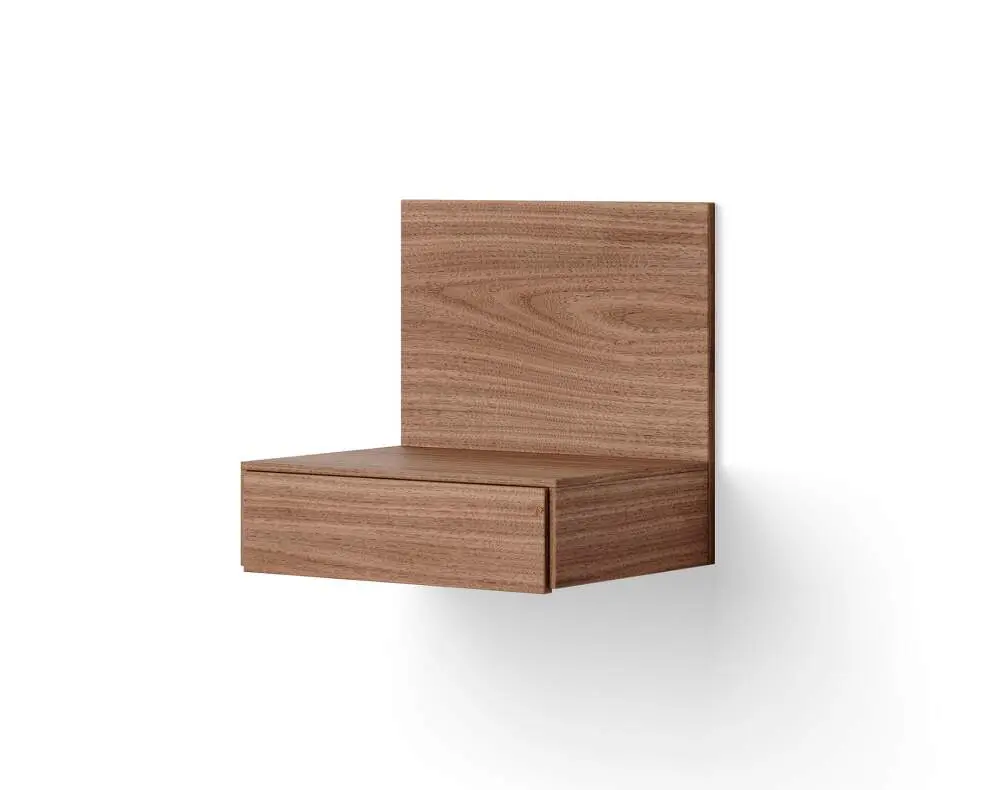 Nástěnný noční stolek Tana, walnut Nízká Cena