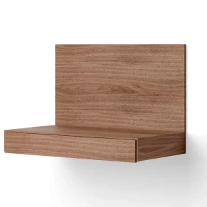 Nástěnný stolek Tana, walnut Levný