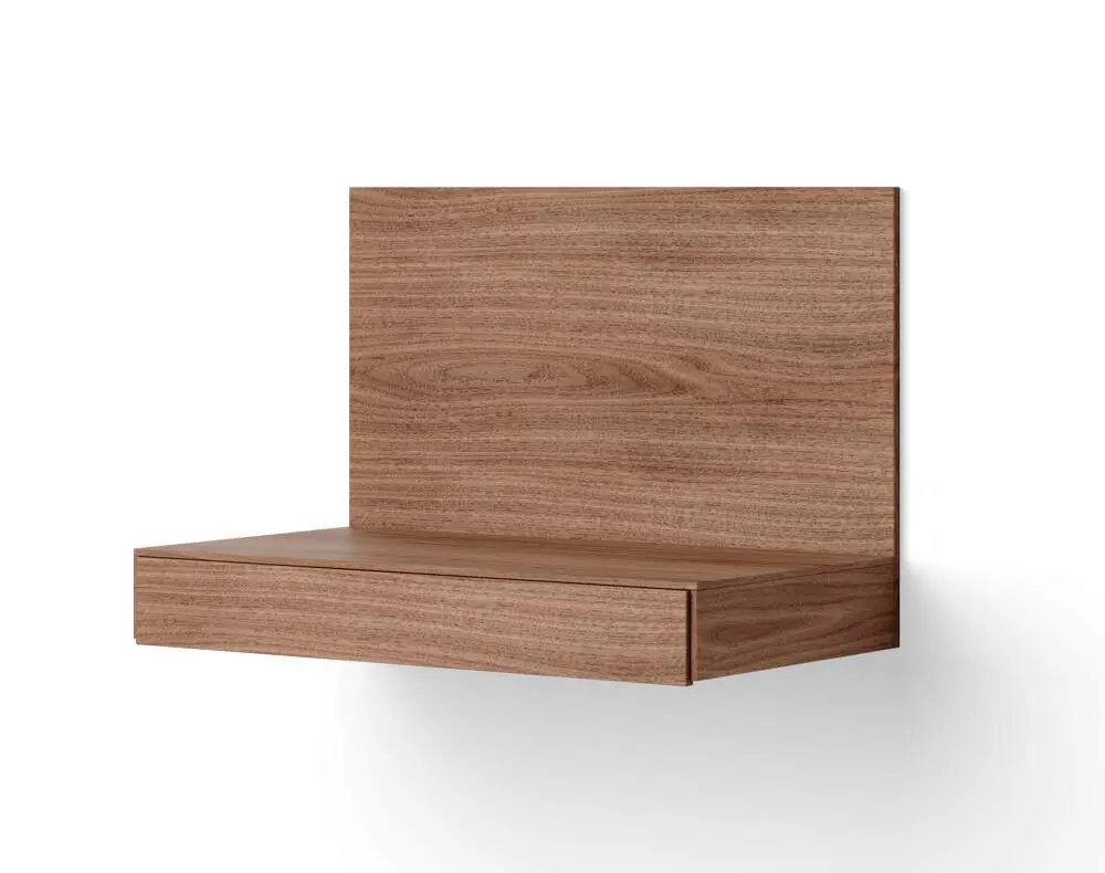 Nástěnný stolek Tana, walnut Levný