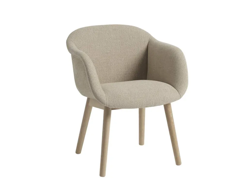 Ihned K Objednání Židle Fiber Soft Armchair Wood Base, Ecriture 240/oak