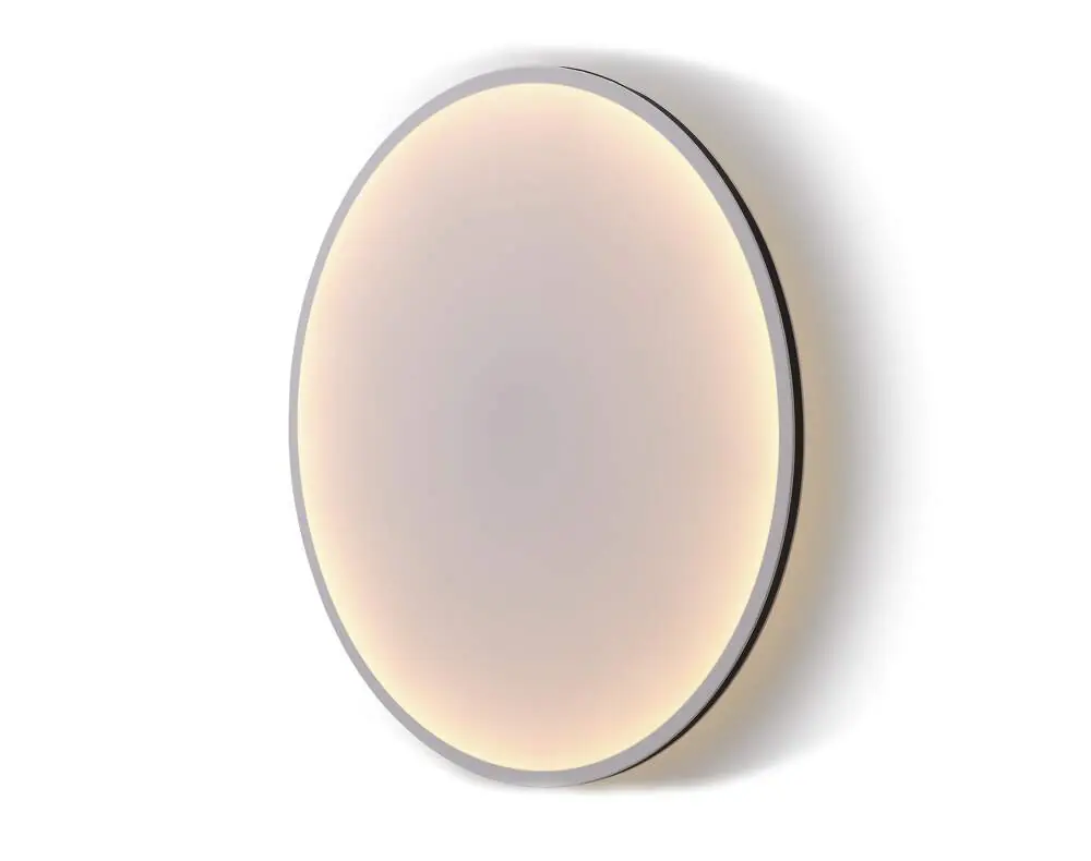 Bezpečná Platba Nástěnná lampa Calm Ø90, white / black