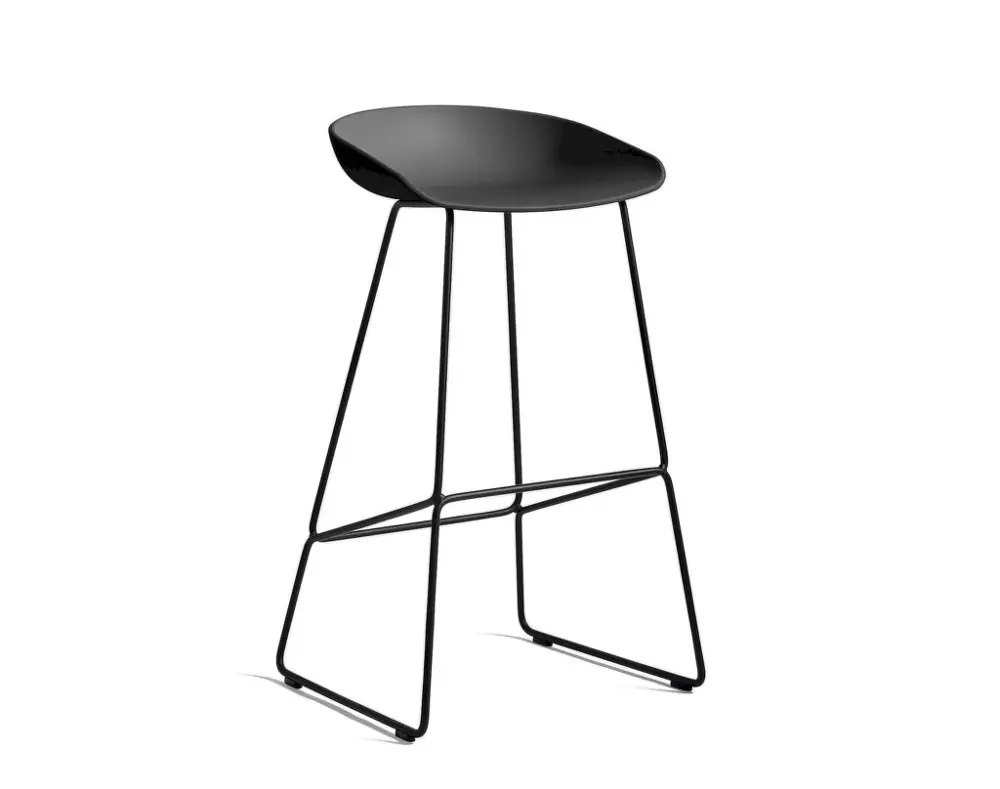Nízká Cena Barová stolička AAS 38 High Black Steel, black