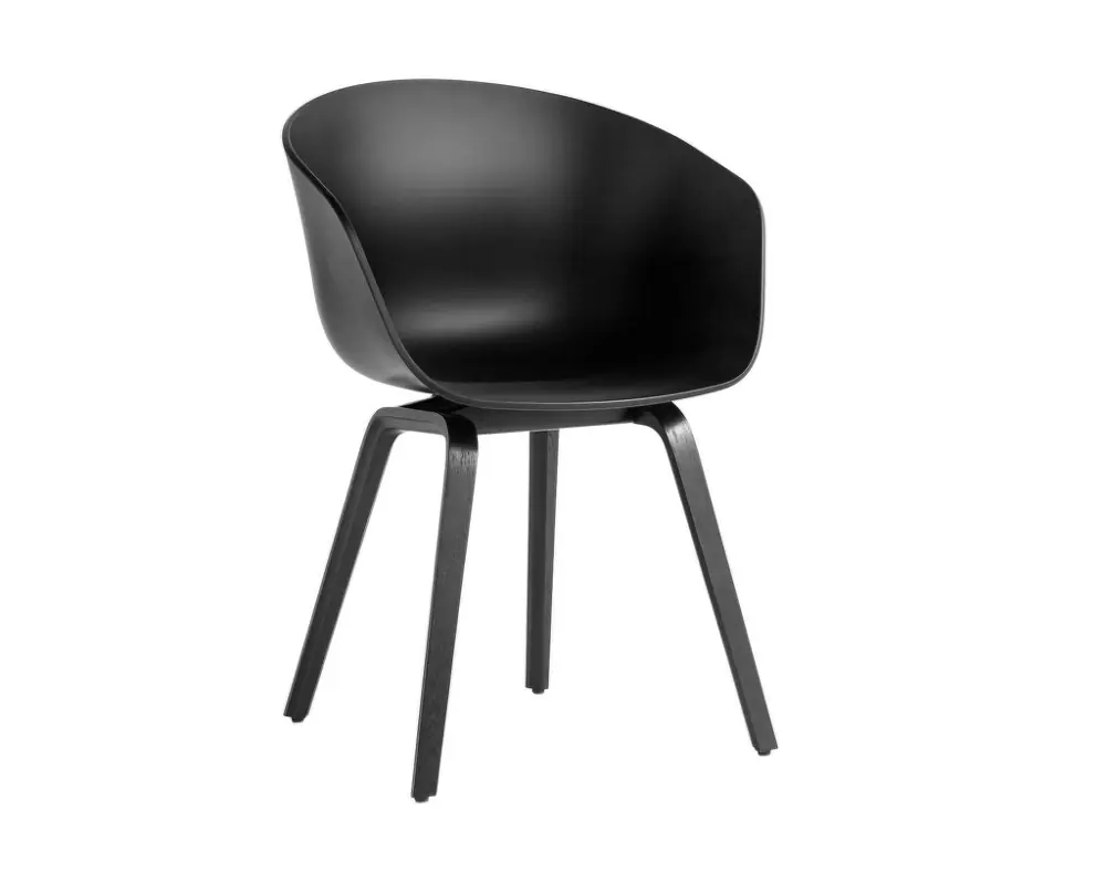 Židle AAC 22 Black Laquered Oak Veneer, black 2.0 Nejlepší Volba