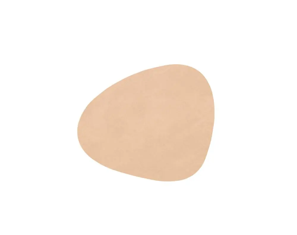 Podložka pod skleničku Curve Nupo, sand Omezená Nabídka