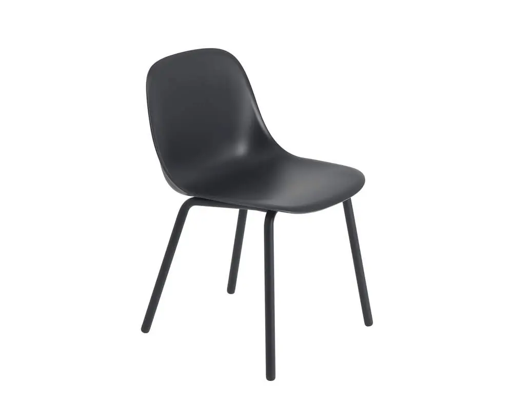 Zahradní židle Fiber Outdoor Side Chair, anthracite black Zlevněný