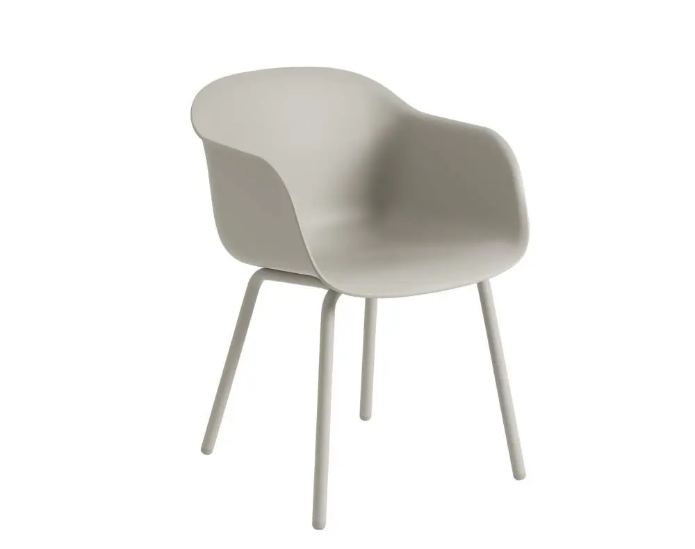 Zahradní židle Fiber Outdoor Armchair, grey Aktuální