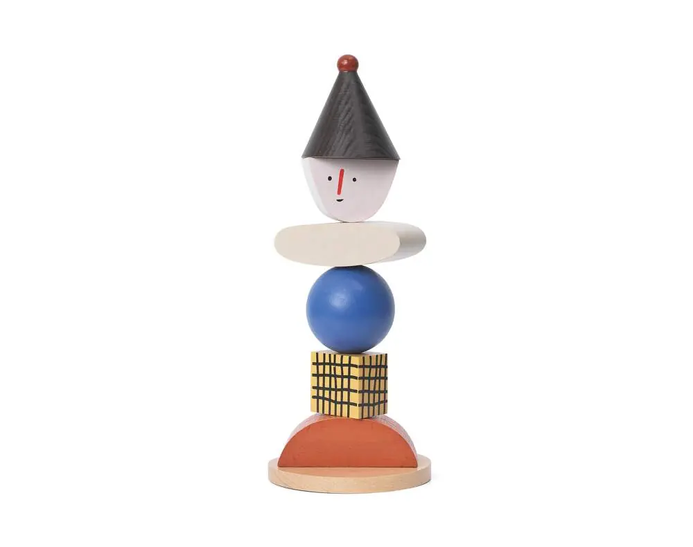 Dřevěný skládací panáček Figure Stacking Blocks Vysoce Kvalitní