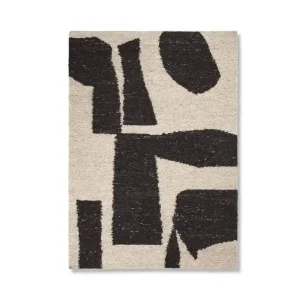 Koberec Piece Rug 140x200, off-white / coffee Speciální Cena