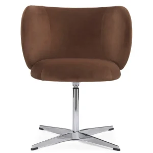 Jen Po Omezenou Doba Jídelní židle Rico Swivel, Rich Velvet soft brown