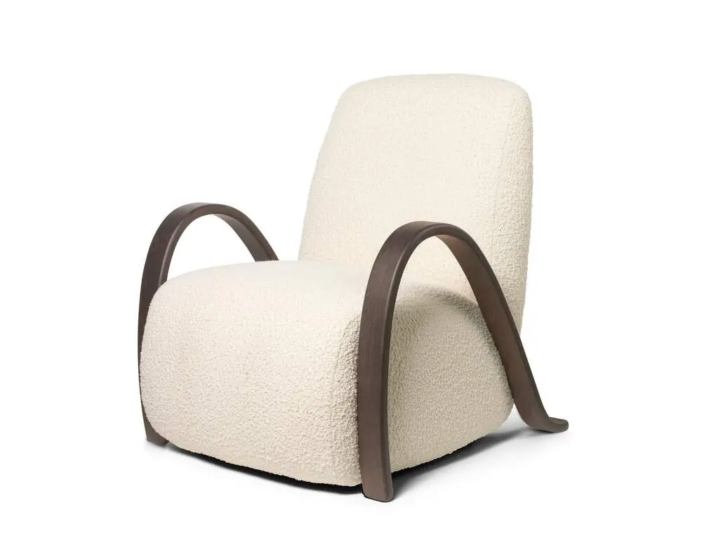 Křeslo Buur Nordic Bouclé, off white Nakupujte Hned