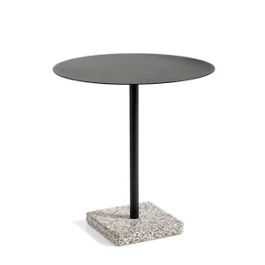 Odeslání Ihned Stůl Terrazzo Ø70, grey terrazzo / anthracite