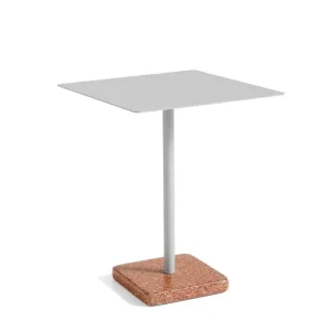 Ověřený Stůl Terrazzo 60x60, red terrazzo / sky grey