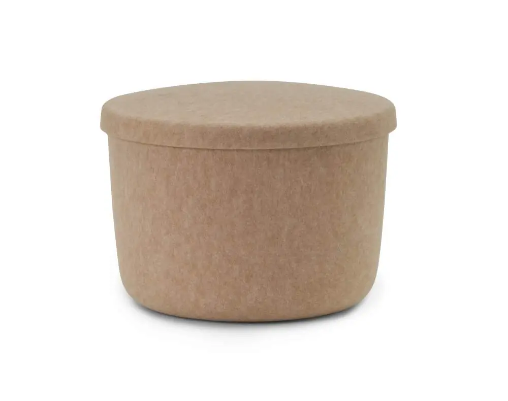 Vysoce Kvalitní Pouf Hide Storage Small, sand