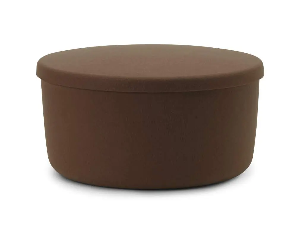 Cenový Hit Pouf Hide Storage Large, brown