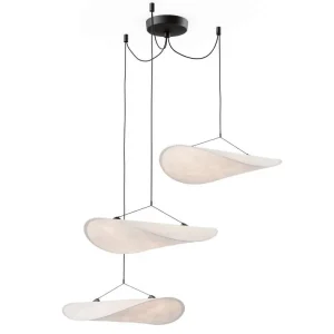 Poslední Šance Závěsné svítidlo Tense Chandelier Ø55, white tyvek