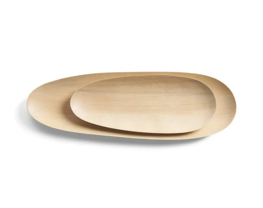 Dřevěné tácy Thin Oval Boards, sycamore Speciální Cena