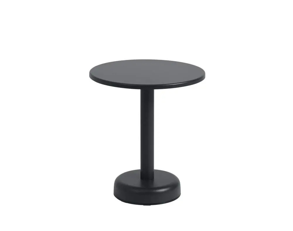 Stolek Linear Steel Coffee Table Ø42, black Vrácení Zdarma