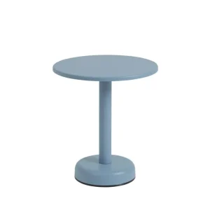 Stolek Linear Steel Coffee Table Ø42, pale blue Top Prodej