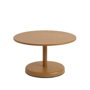 Stolek Linear Steel Coffee Table Ø70, burnt orange Novinka