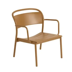 Speciální Cena Křeslo Linear Steel Lounge Armchair, burnt orange