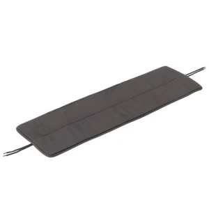 Autentický Textilní podsedák Linear Steel Bench 110, dark grey