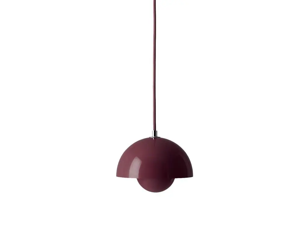 Nejlepší Cena Závěsná lampa Flowerpot VP10, dark plum