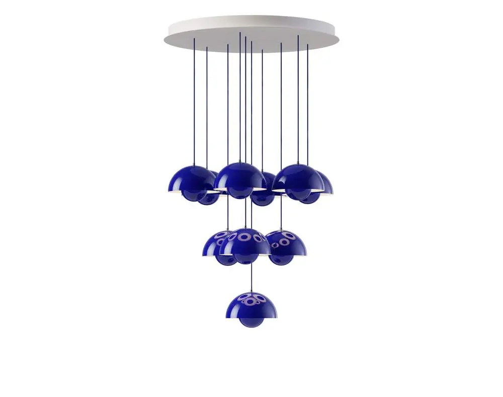 Omezená Nabídka Lustr Flowerpot VP10 10, cobalt blue
