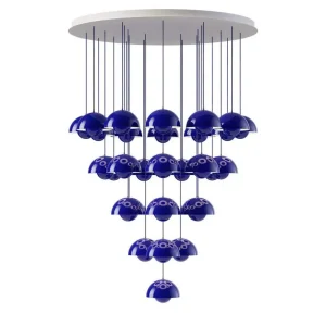 Vysoce Kvalitní Lustr Flowerpot VP10 31, cobalt blue