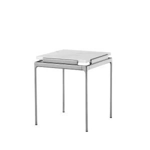 Stolek Sett LN11, dark chrome / Bianco Carrara marble Odeslání Ihned