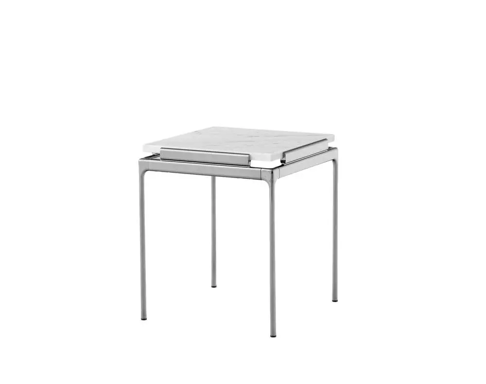 Stolek Sett LN11, dark chrome / Bianco Carrara marble Odeslání Ihned