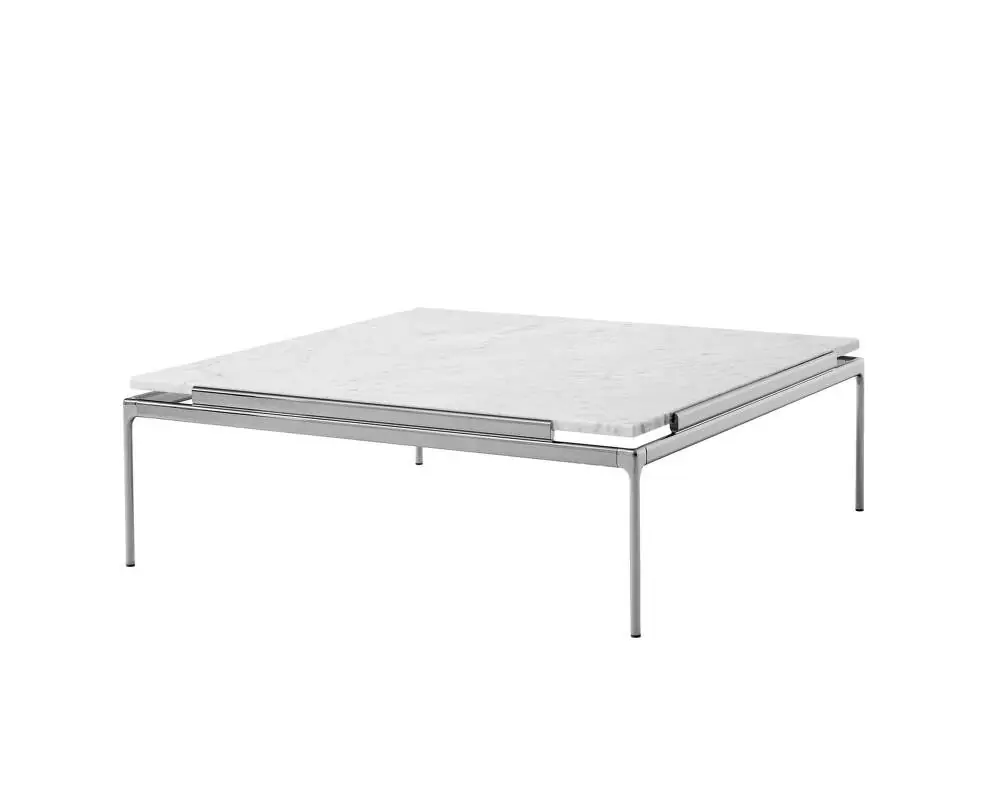 Stolek Sett LN13, dark chrome / Bianco Carrara marble Super Cena