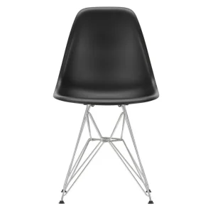 Výprodej Židle Eames DSR RE, deep black/chrome