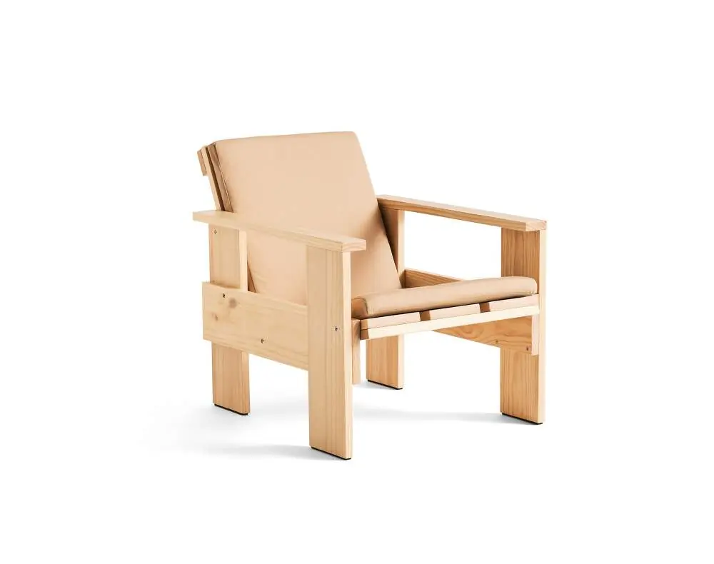 Polstrování Crate Lounge Chair, beige Tovární Cena