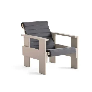 Dokud Zásoby Vydrží Polstrování Crate Quilted Lounge Chair, anthracite