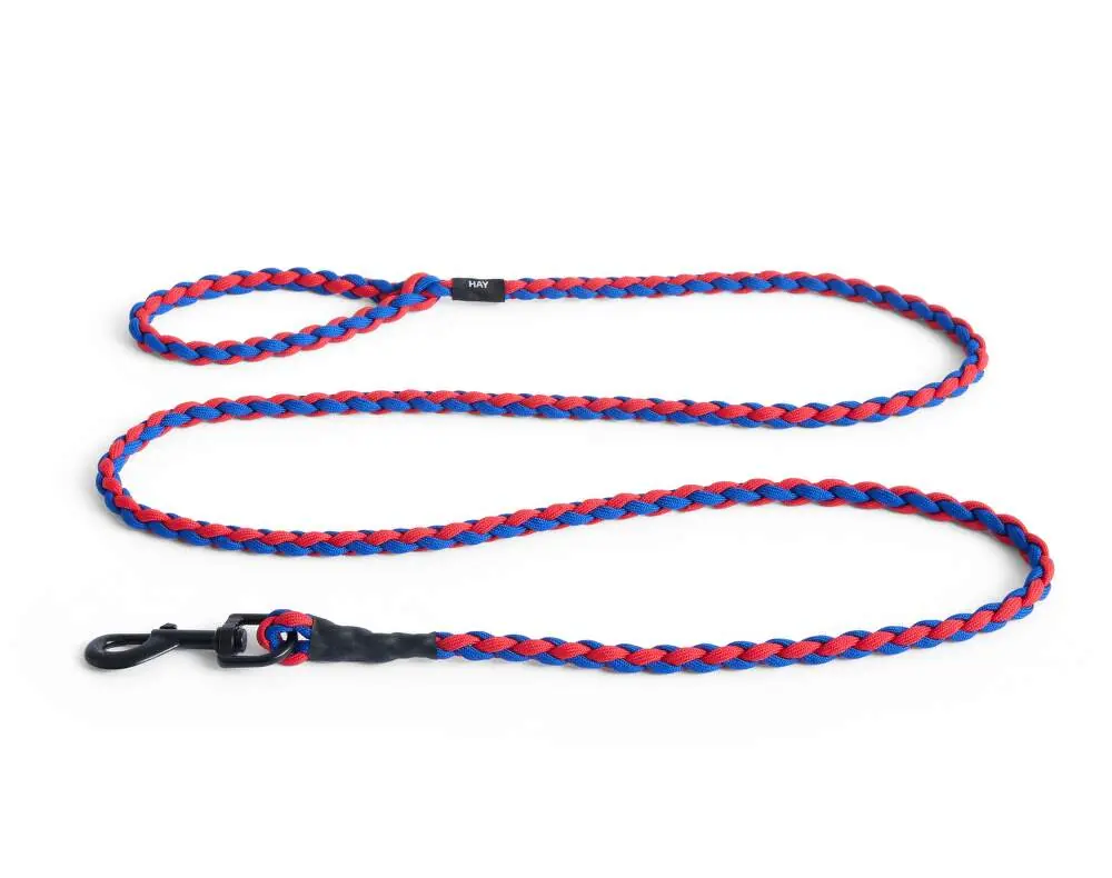 Vodítko Dogs Leash Braided, red/blue Víkendová Akce
