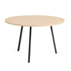 Jídelní stůl Loop Stand Table Round Ø120, oak/black Sleva