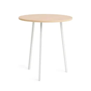 Poslední Šance Stůl Loop Stand Table Round Ø90, oak/white