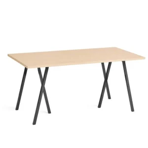 Pracovní stůl Loop Stand Table 160, oak/black Finální Výprodej