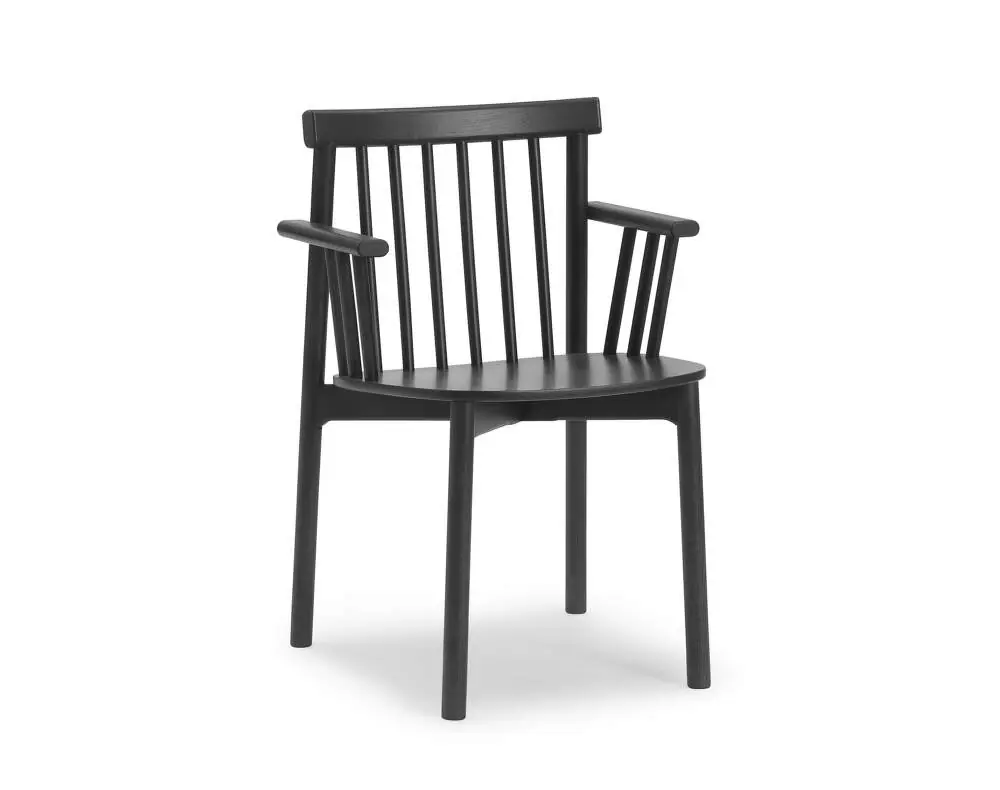 Židle s područkami Pind, black stained ash Nakupujte Hned