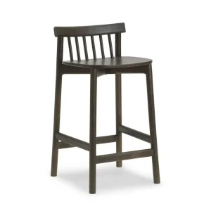 Barová stolička Pind 65 cm, brown stained ash Nízká Cena