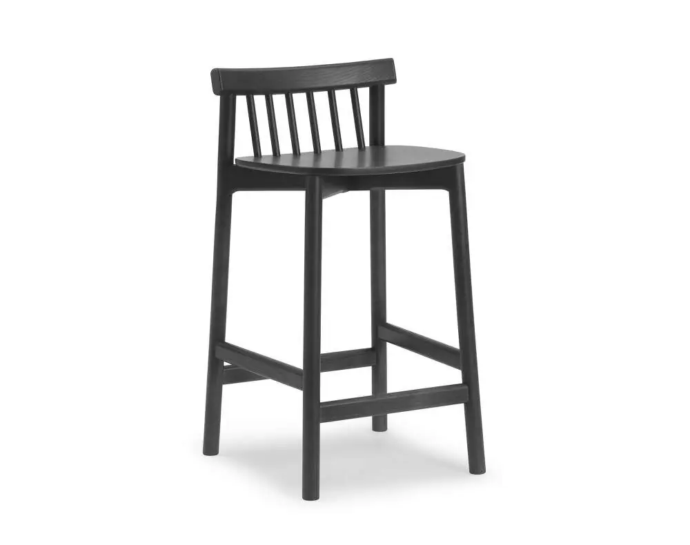 Akční Cena Barová stolička Pind 65 cm, black stained ash
