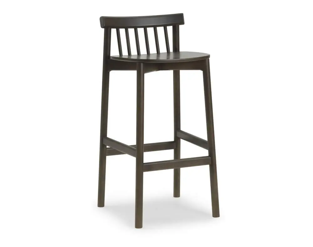 Barová stolička Pind 75 cm, brown stained ash Nejlepší Volba