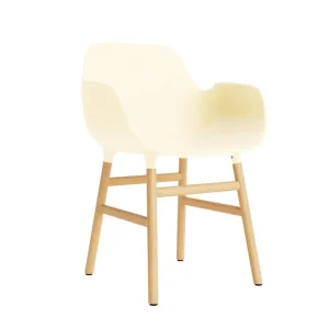 Židle Form s područkami Oak, cream Sezónní Sleva