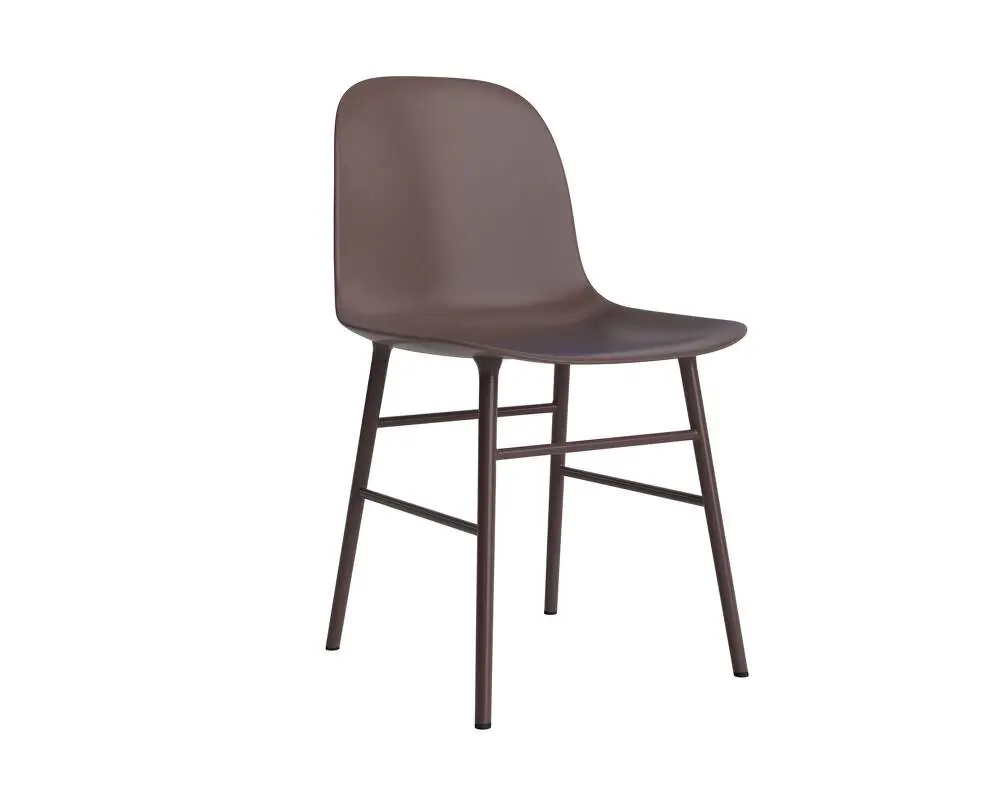 Židle Form Steel, brown Speciální Cena