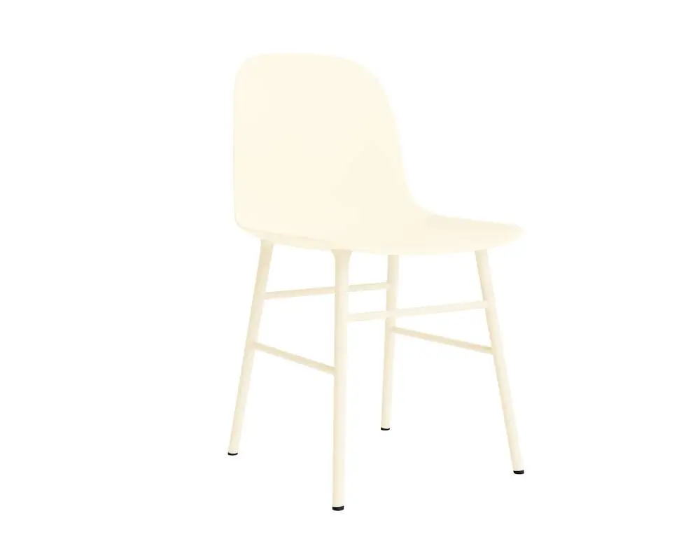 Sezónní Sleva Židle Form Steel, cream