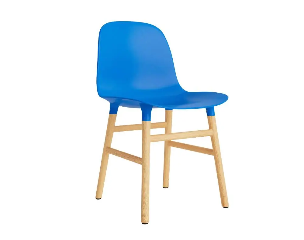 Cenový Hit Židle Form Oak, bright blue